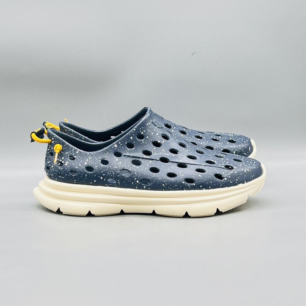Kane Shoes Womens 8 Blue Speckled Revive Recovery Slip On Clog Lightweight